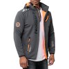 Geographical Norway Regular Fit Jacke Herren Ohne Waschung  Royaute Men Dark Grey L