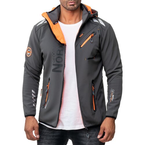 Geographical Norway Regular Fit Jacke Herren Ohne Waschung  Royaute Men Dark Grey XXL