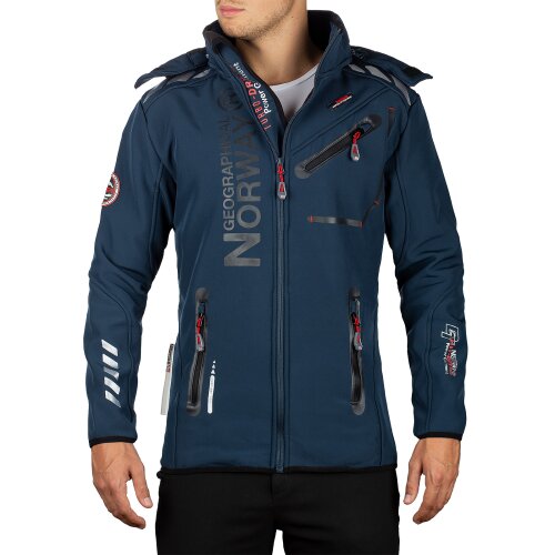 Geographical Norway Regular Fit Jacke Herren Ohne Waschung  Royaute Men ASSORT Navy M