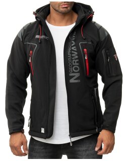 Geographical Norway Regular Fit Softshelljacke Ohne Waschung  Techno Men