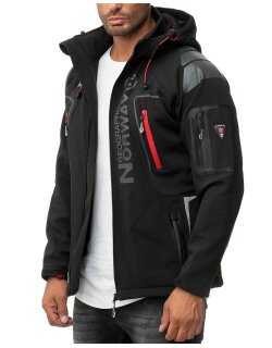 Geographical Norway Regular Fit Softshelljacke Ohne Waschung  Techno Men Black M