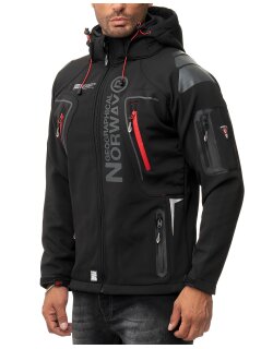 Geographical Norway Regular Fit Softshelljacke Ohne Waschung  Techno Men Black M