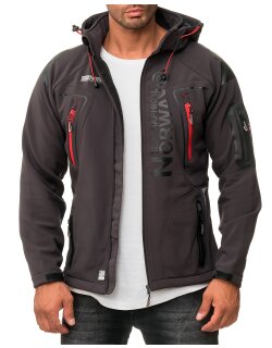 Geographical Norway Herren Jacke Techno Men 007/RPT dark grey S