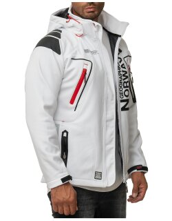 Geographical Norway Regular Fit Softshelljacke Ohne Waschung  Techno Men White M