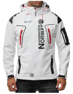 Geographical Norway Regular Fit Softshelljacke Ohne Waschung  Techno Men White M