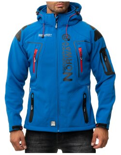 Geographical Norway Regular Fit Softshelljacke Ohne Waschung  Techno Men Royal Blue L