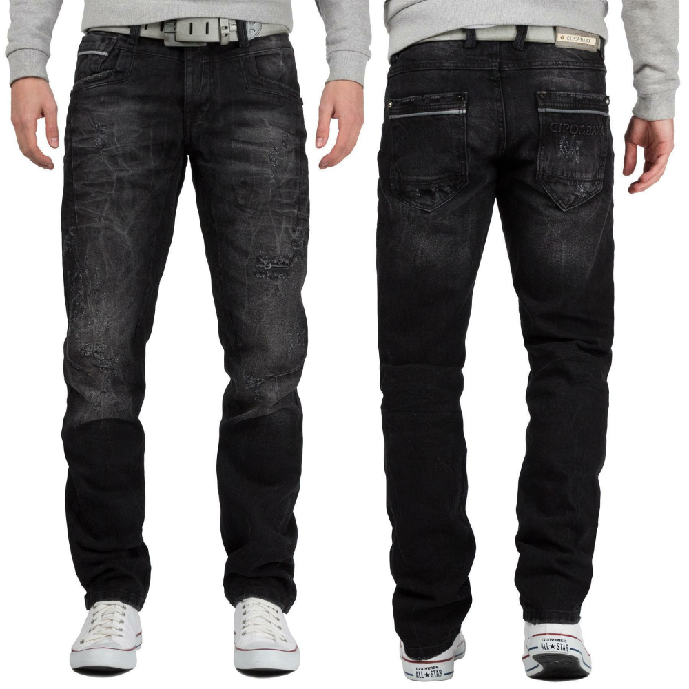 Cipo Baxx Herren Jeans CD104 Black 79 90