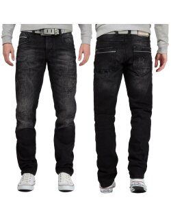 Cipo & Baxx Herren Jeans CD104 Black W31/L30