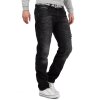 Cipo & Baxx regular fit Jeans Herren Stonewashed CD104 Black W30/L32