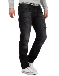 Cipo & Baxx Herren Jeans CD104 Black W32/L32