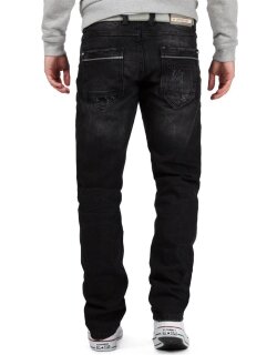 Cipo & Baxx Herren Jeans CD104 Black W38/L32