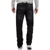 Cipo & Baxx Herren Jeans CD104 Black W40/L34