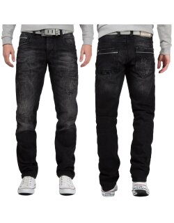 Cipo & Baxx regular fit Jeans Herren Stonewashed...