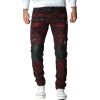 Cipo & Baxx Herren Jeans CD481 Bordeaux W32/L32