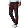 Cipo & Baxx Herren Jeans CD481 Bordeaux W33/L32