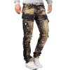 Cipo & Baxx regular fit Jeans Herren Stonewashed CD494 Khaki