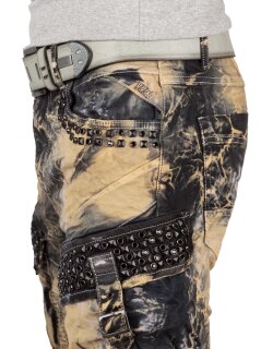 Cipo & Baxx regular fit Jeans Herren Stonewashed CD494 Khaki W38/L34