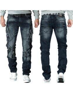 Cipo & Baxx regular fit Jeans Herren Stonewashed...