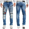 Cipo & Baxx Herren Jeans CD490 Blau W30/L34