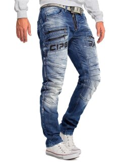 Cipo & Baxx Herren Jeans CD491 Blau W29/L32