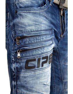 Cipo & Baxx Herren Jeans CD491 Blau W29/L32