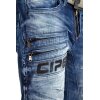 Cipo & Baxx Regular Fit Hose Herren Stonewashed Blau W32/L32 - CD491