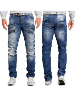 Cipo & Baxx Herren Jeans CD491 Blau W30/L34