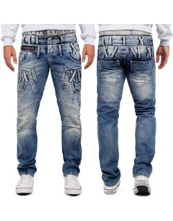 Cipo & Baxx regular fit Jeans Herren Stonewashed...