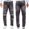 Cipo & Baxx Herren Jeans CD486 Schwarz W36/L32
