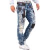 Cipo & Baxx regular fit Jeans Herren Stonewashed CD482 Blue W32/L32