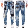 Cipo & Baxx regular fit Jeans Herren Stonewashed CD482 Blue W32/L34