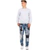 Cipo & Baxx regular fit Jeans Herren Stonewashed CD482 Blue W32/L34