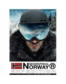 Geographical Norway Herren Jacke Techno Men 007/RPT Camo - Black-Orange XL