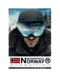 Geographical Norway Herren Jacke Techno Men 007/RPT Camo - Khaki-Orange S