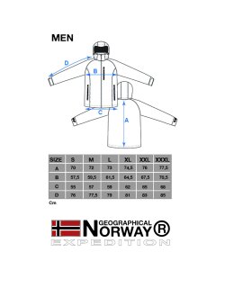 Geographical Norway Herren Jacke Techno Men 007/RPT Camo - Khaki-Orange XXL