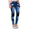 Cipo & Baxx Damen Jeans WD346 Blau W29/L32