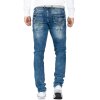 Cipo & Baxx Slim Fit Jeans Herren Stonewashed CD533 Blue