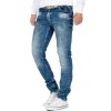 Cipo & Baxx slim fit Jeans Herren Stonewashed CD533 Blue W32/L34