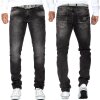 Cipo & Baxx slim fit Jeans Herren Stonewashed CD533 Grey