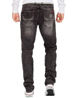 Cipo & Baxx Herren Jeans CD533 Grau W32/L34