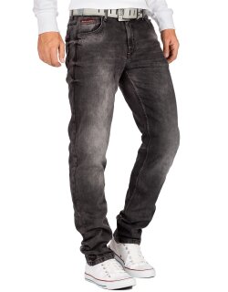 Cipo & Baxx Herren Jeans CD533 Grau W32/L34