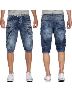 Cipo & Baxx regular fit Shorts Herren Stonewashed...