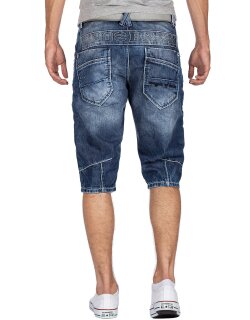 Cipo & Baxx regular fit Shorts Herren Stonewashed CK101 Blue W40