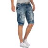 Cipo & Baxx Regular Fit Shorts Herren Stonewashed  CK189 Blue W38
