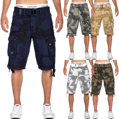 Geographical Norway Herren Shorts Panoramique Camo