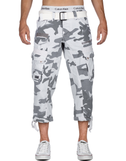 Geographical Norway Herren Shorts Panoramique 3/4 Camo...