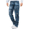 Kosmo Lupo Herren Jeans KM001 Blau W33/L32