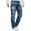 Kosmo Lupo Herren Jeans KM001 Blau W33/L32