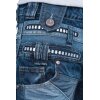 Kosmo Lupo Regular Fit Jeans Herren Stonewashed KM001 Blue W36/L34