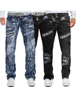 Kosmo Lupo Regular Fit Jeans Stonewashed  KM051